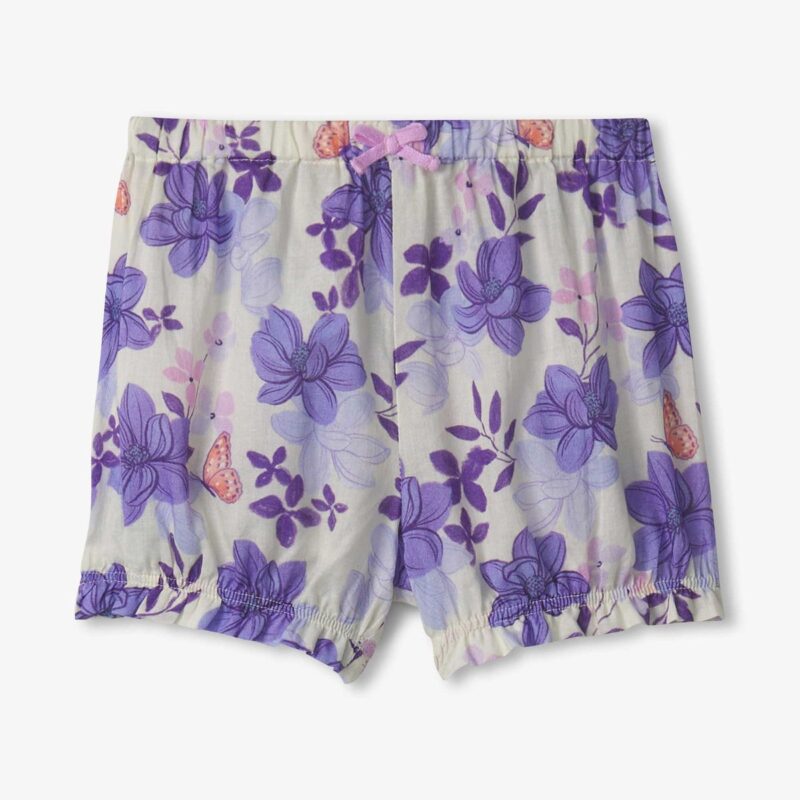 Painted Magnolias Pin Tuck Short Set - Image 3
