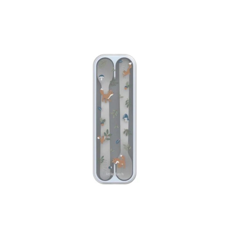 Set Baby Spoon Mio 2 Pieces - Forest Friends - Image 2