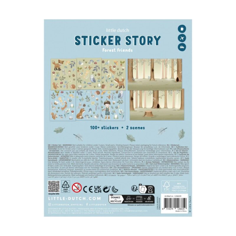 Sticker set forest friends - Image 2