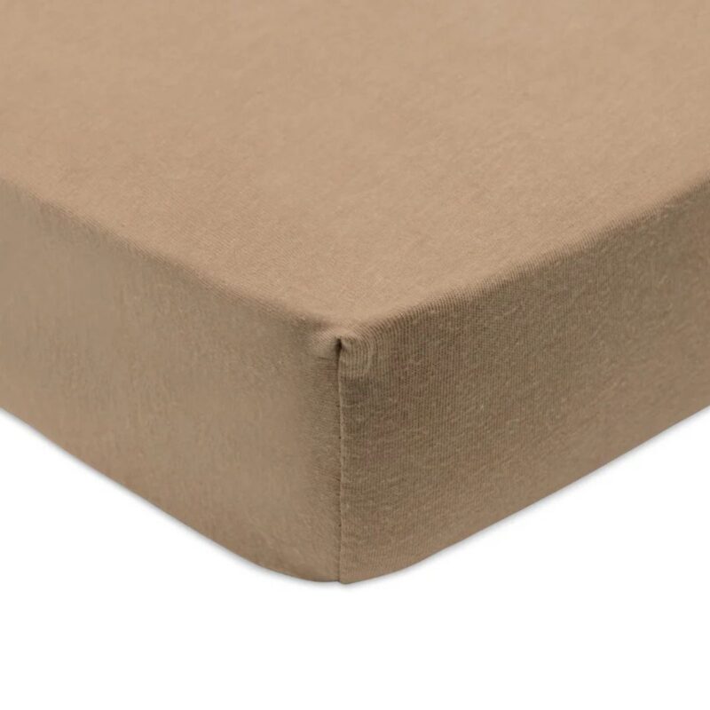 Fitted Sheet Jersey 70/75x140/150cm - Wild Rose/Biscuit - 2 Pack - Image 2