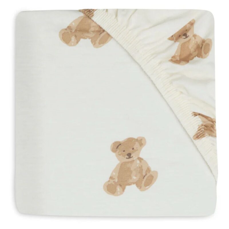 Fitted Sheet Jersey 40/50x80/90cm - Teddy Bear