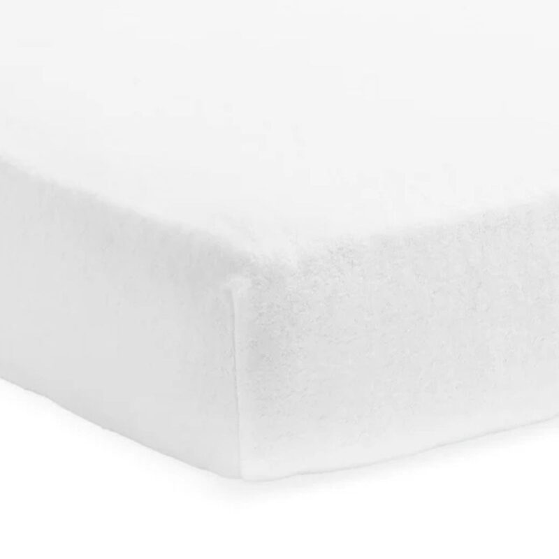 Fitted Sheet Molton 70x140cm - White - Image 2