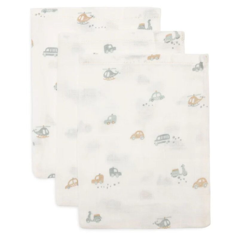 Washcloth Muslin 15x20cm - On The Go - 3 Pack