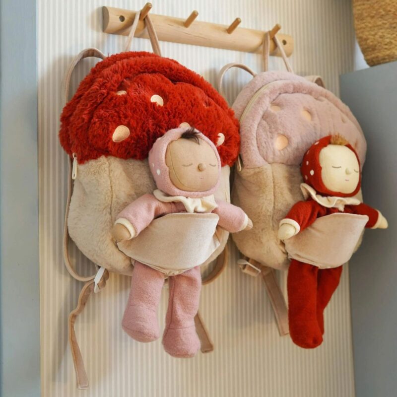 Hopalong Mushroom Backpack Pink - Image 2