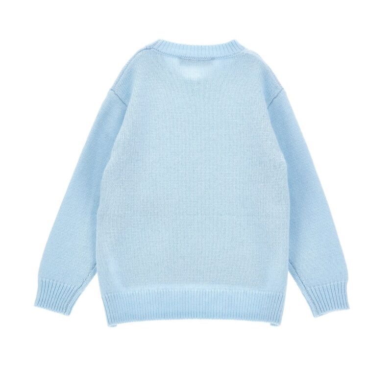 Blue Sweater with slits - Image 2