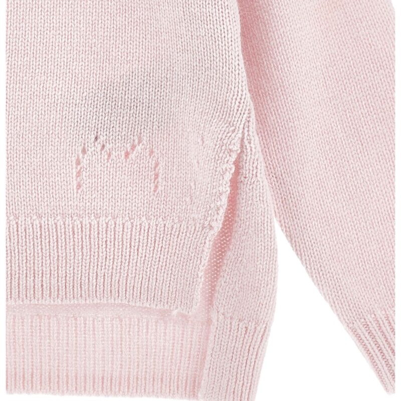 Pink Sweater with slits - Image 3