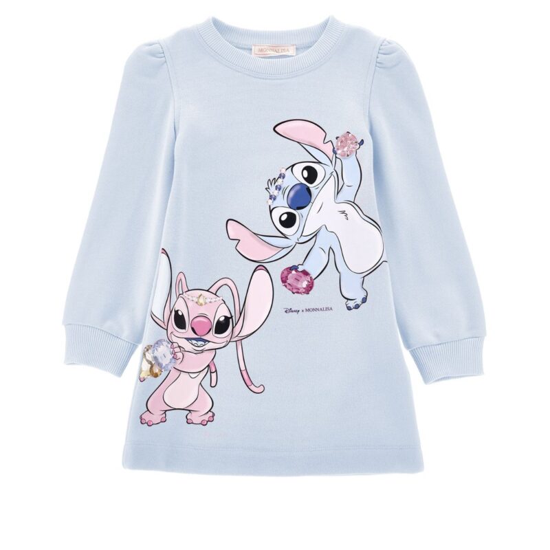 Stitch Monnalisa Sweatshirt Dress