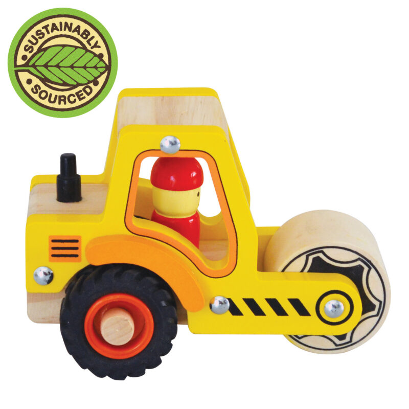 Wooden Brrm-Brrms – Construction Vehicles Road-Roller