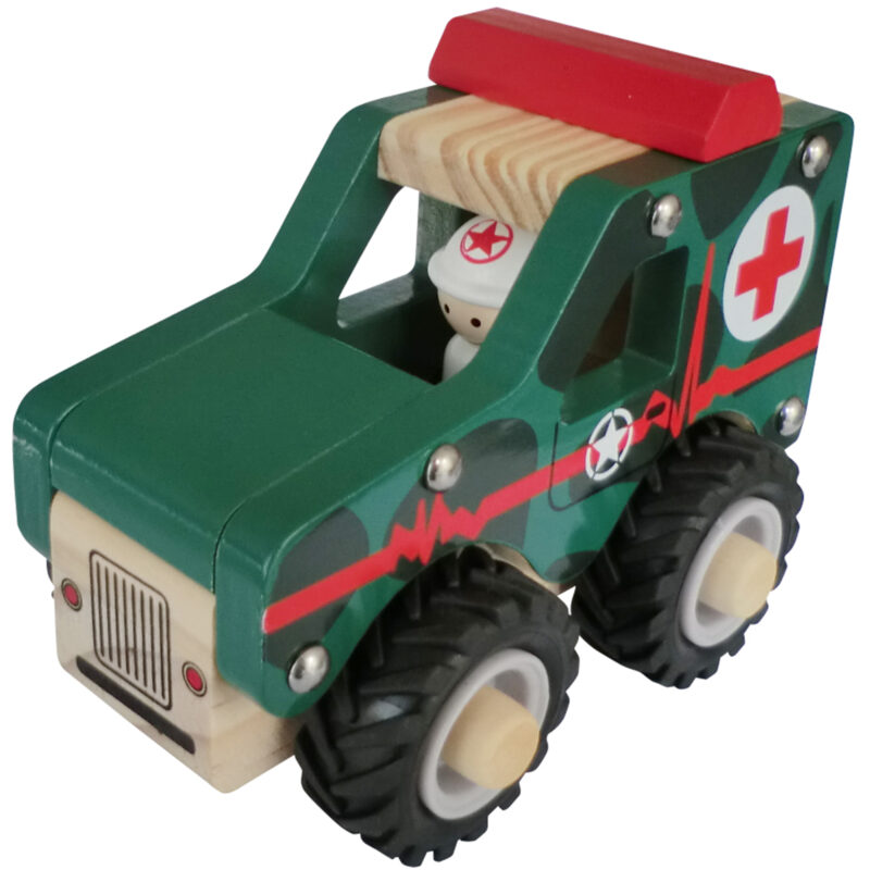 Wooden Brrm-Brrms Emergency Vehicles Ambulance