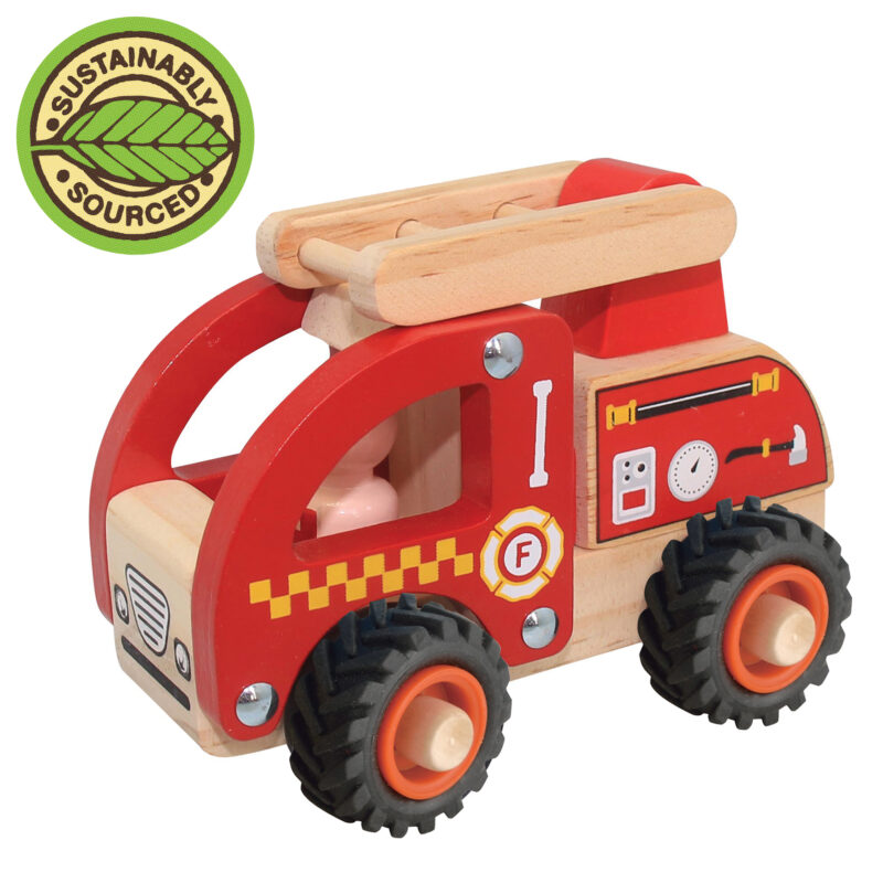 Wooden Brrm-Brrms Emergency Vehicles Fire Engine