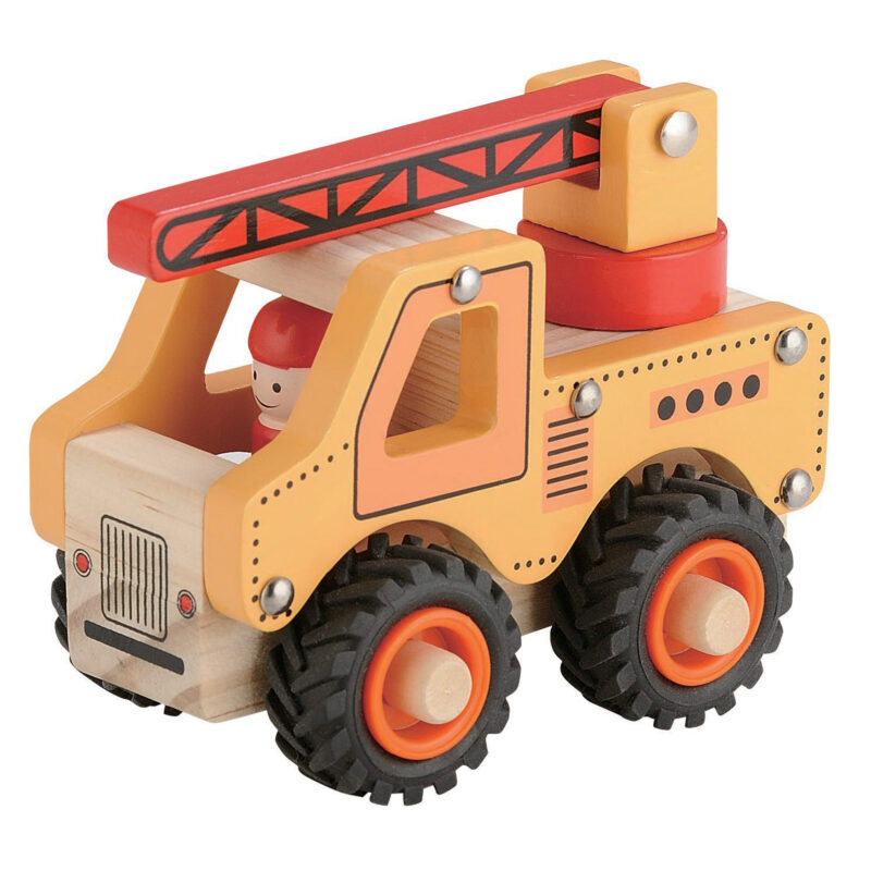 Wooden Brrm-Brrms Work Vehicles Crane