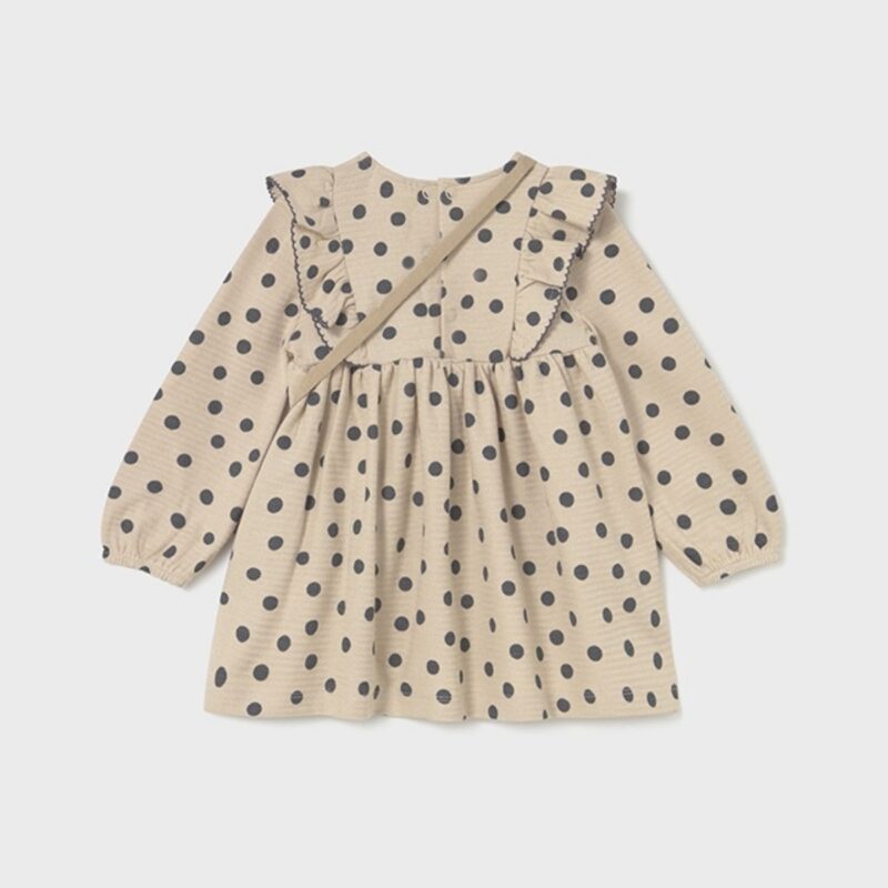 Ball Printed Dress with Cat Bag - Image 2