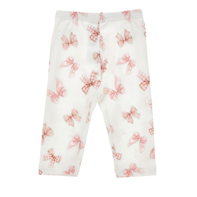 Printed Bow Leggings