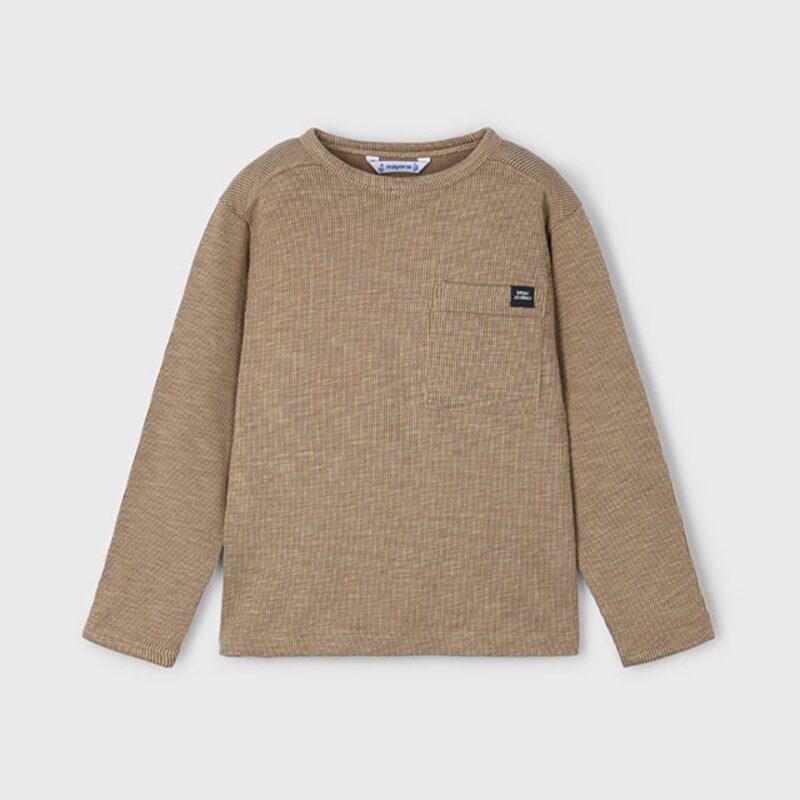 Boys Plain Long Sleeved Shirt