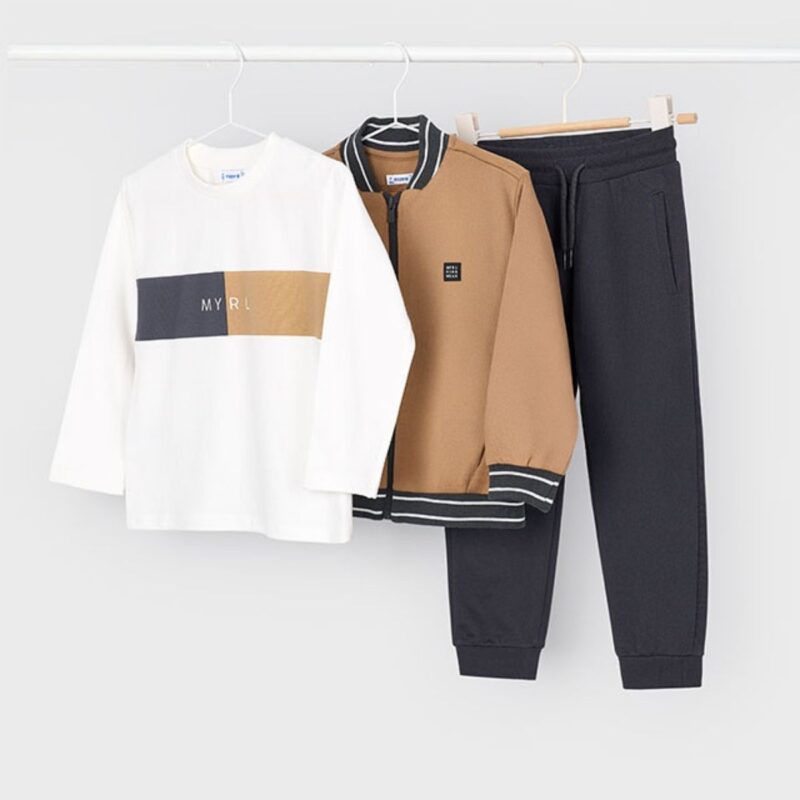 Boys 3 piece bomber jacket tracksuit