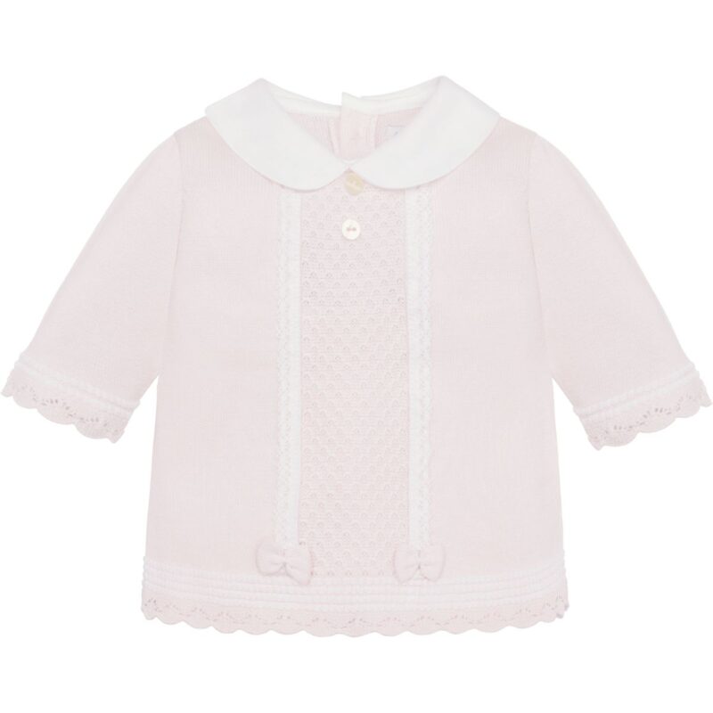 Baby Girl Top With Pretty Herms and Trousers - Image 2