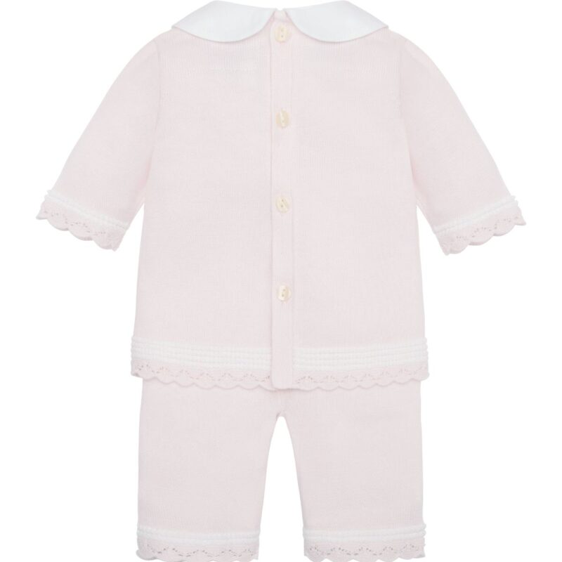 Baby Girl Top With Pretty Herms and Trousers - Image 4