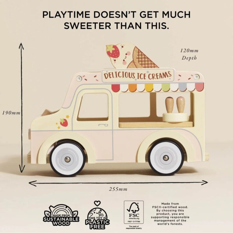 Wooden Ice Cream Van - Image 2