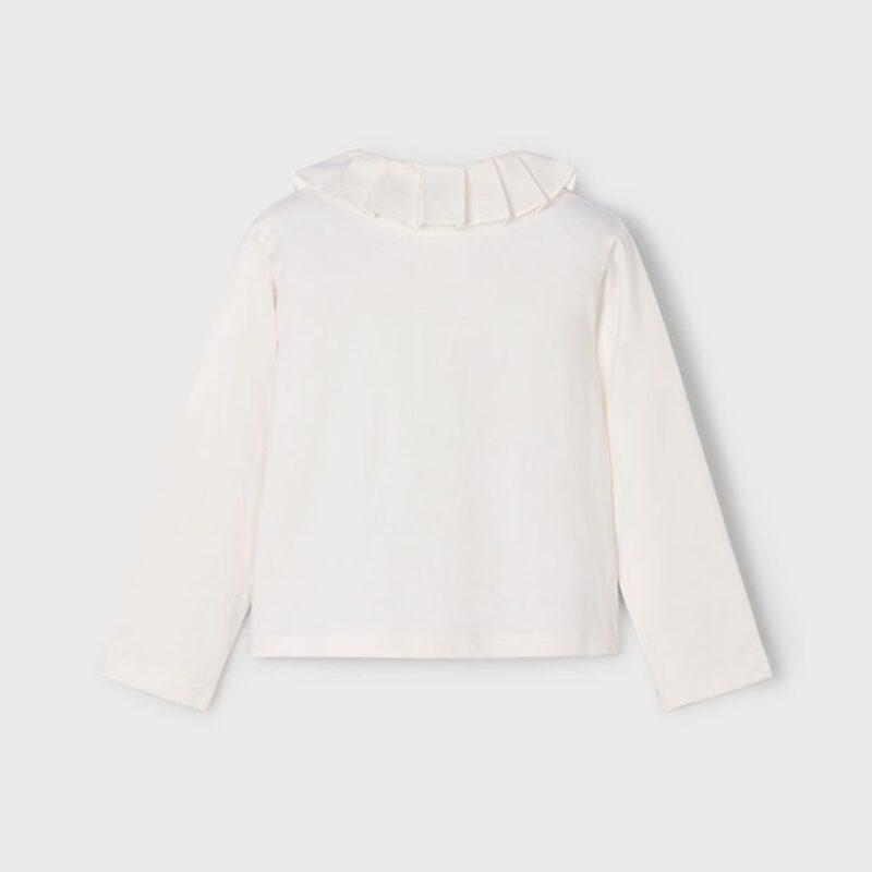 Girls Long Sleeve Collared Top - Image 2