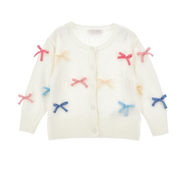 Multicolor Cardigan with bows