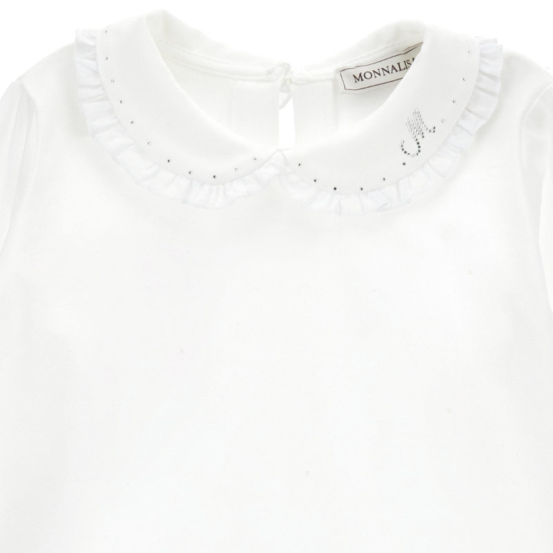 Embellished Cotton-blend Poplin Blouse - Image 3