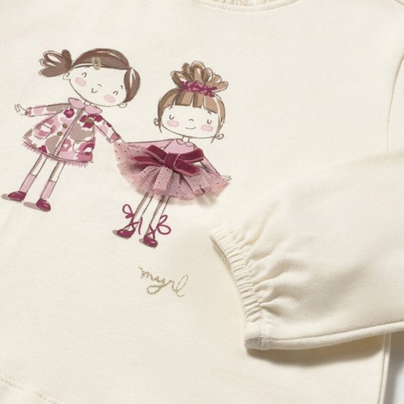 Ballerina Friend Appliqué Shirt Dress - Image 3