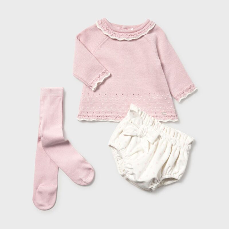 Newborn Light Pink 3 Piece Set