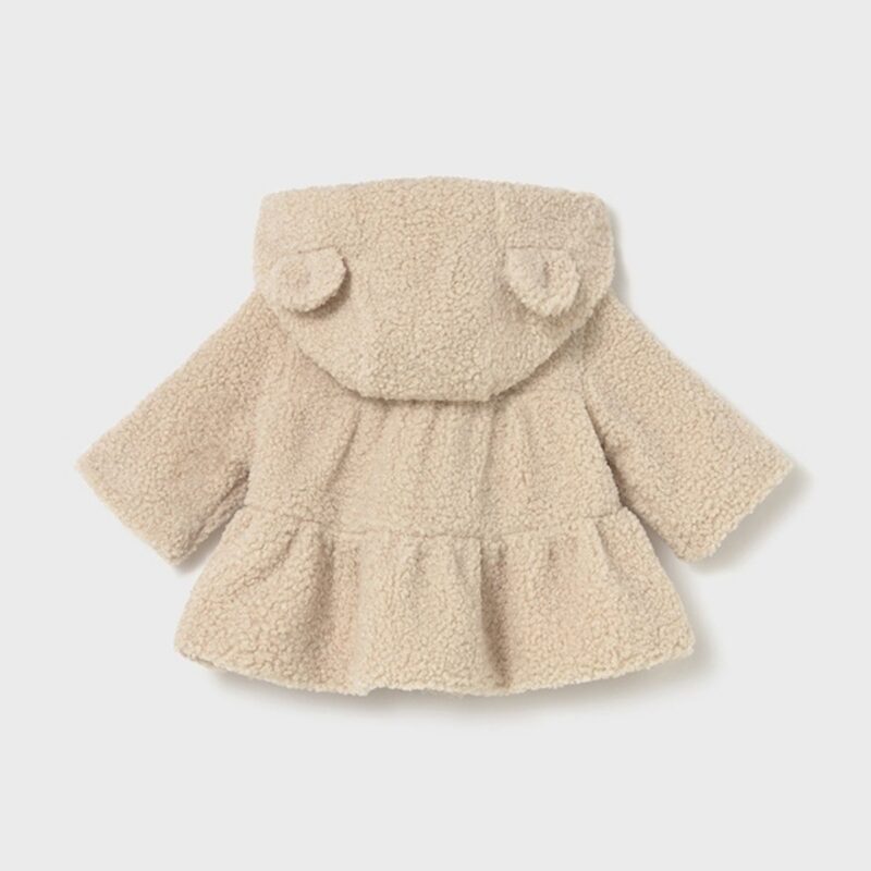 Hooded Coat with zipper and ear motifs - Image 2