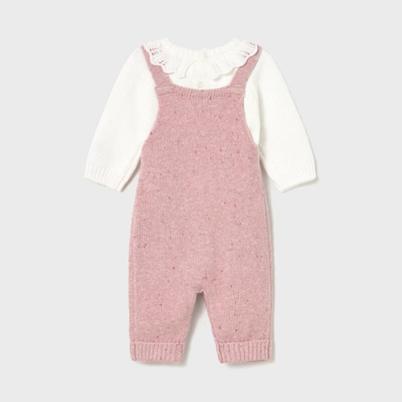 Newborn Rose Dungaree Set - Image 2