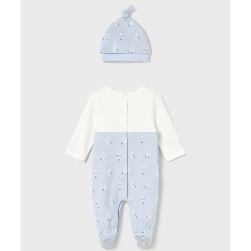 Newborn Rabbit Romper and Hat - Image 2