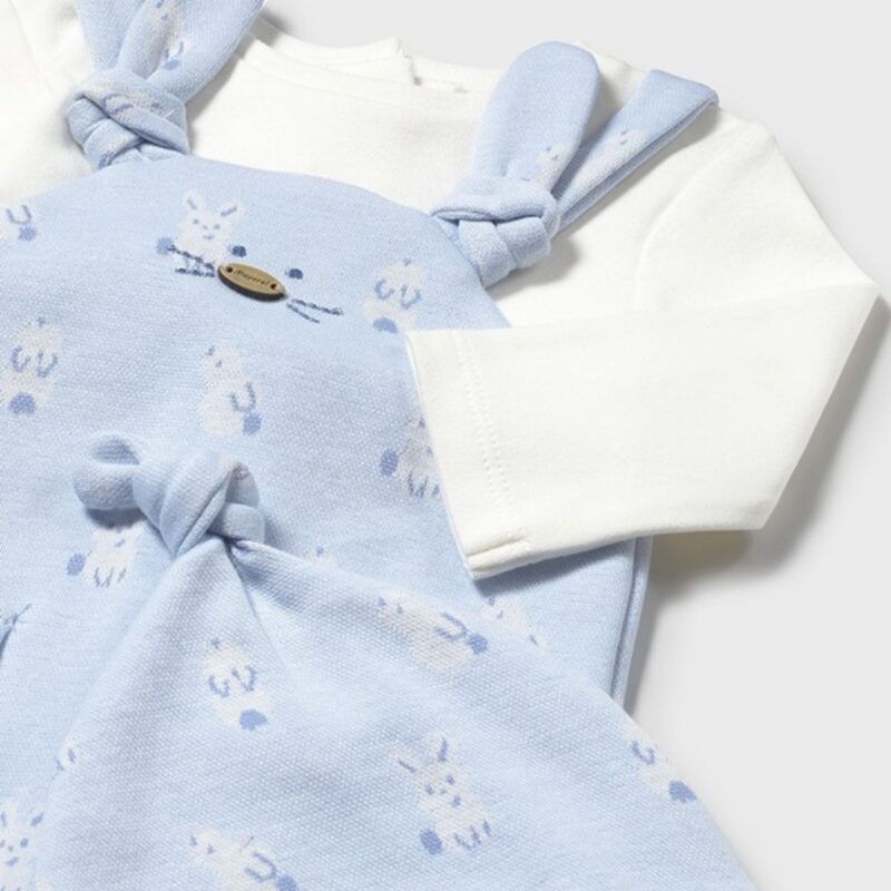Newborn Rabbit Romper and Hat - Image 3