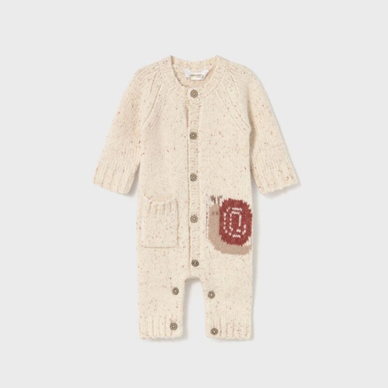 Newborn Unisex Snail Romper