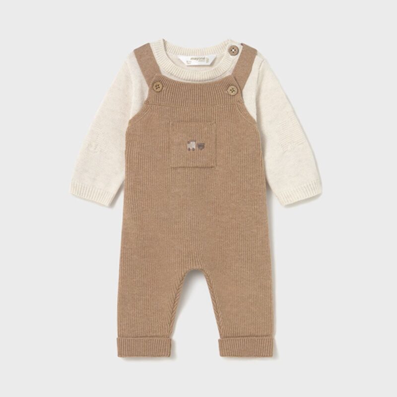 Train 2 Piece Dungarees Set