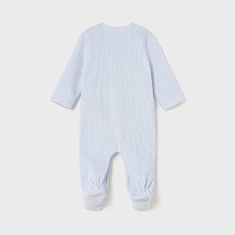 Newborn set of 2 Bunny Rompers With Feet - Image 3