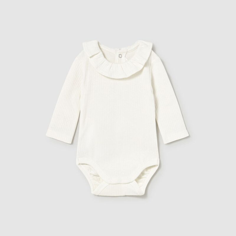 Newborn Basic Ruffle Bodysuit