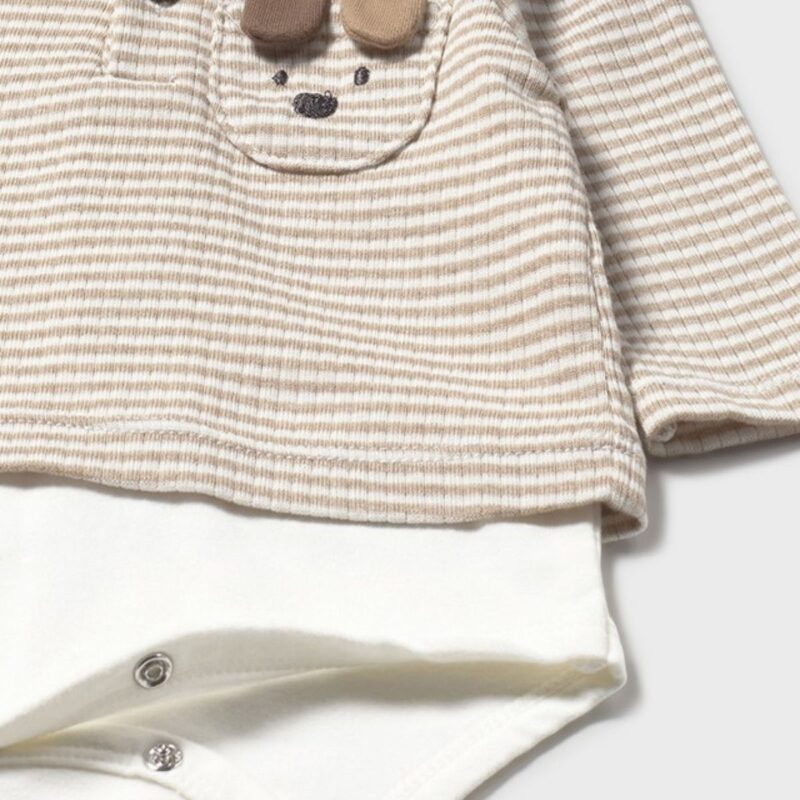 Newborn Striped Bodysuit - Image 3