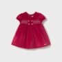 Newborn Velvet Red Dress - 6 Months