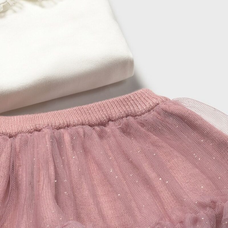 Newborn Pink 3 Piece Skirt Set - Image 4