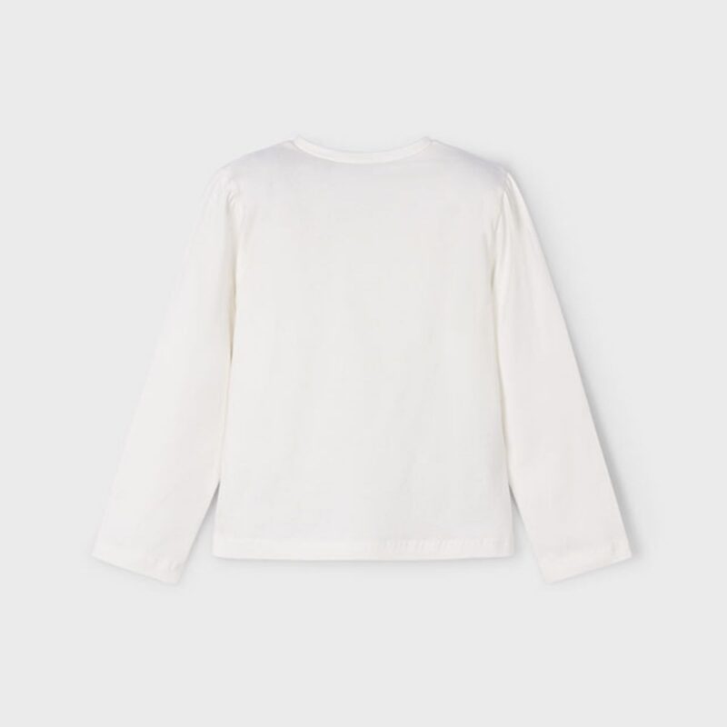 Cream Navy Trio Long Sleeve T-Shirt - Image 2