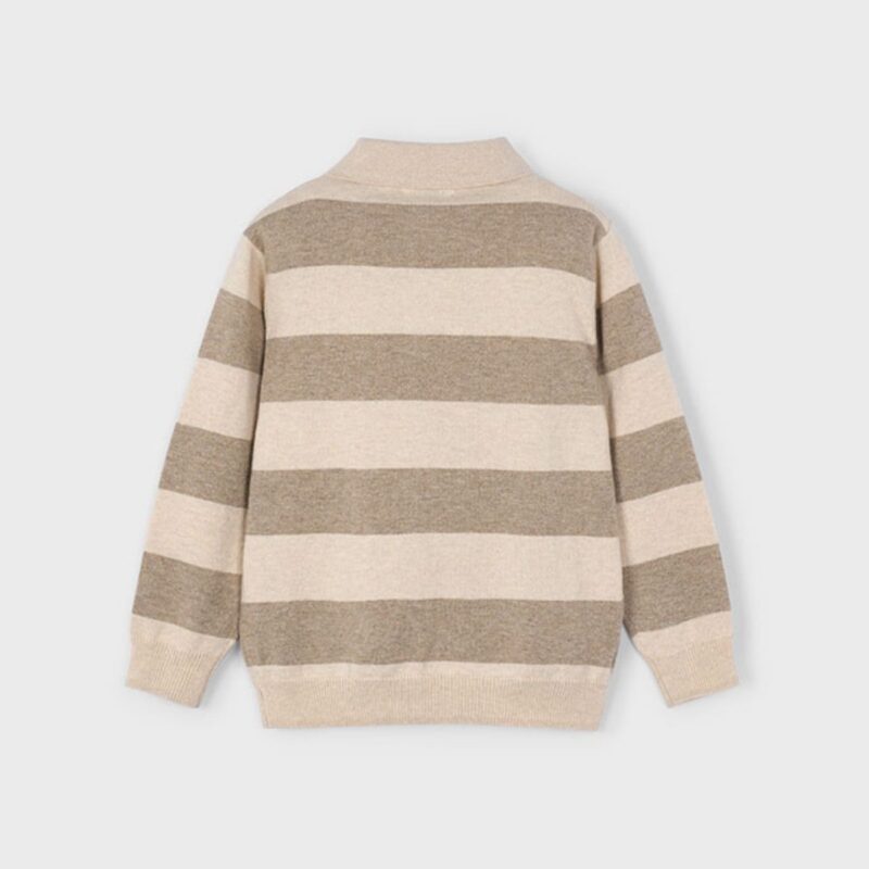 Striped Knitted Polo - Image 2