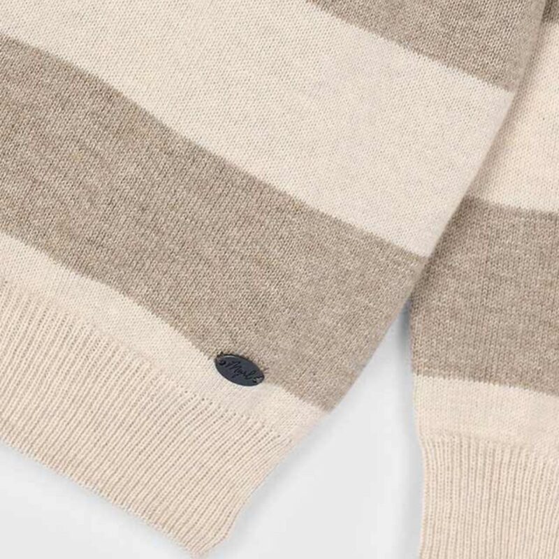 Striped Knitted Polo - Image 3