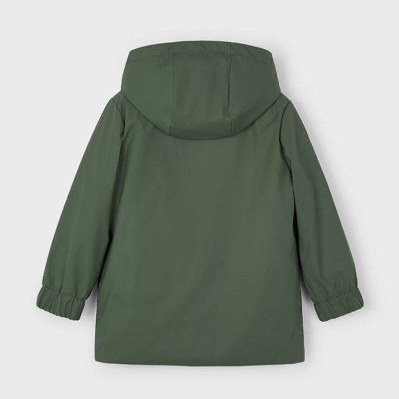 Boys Rain Coat Dark Green - Image 2