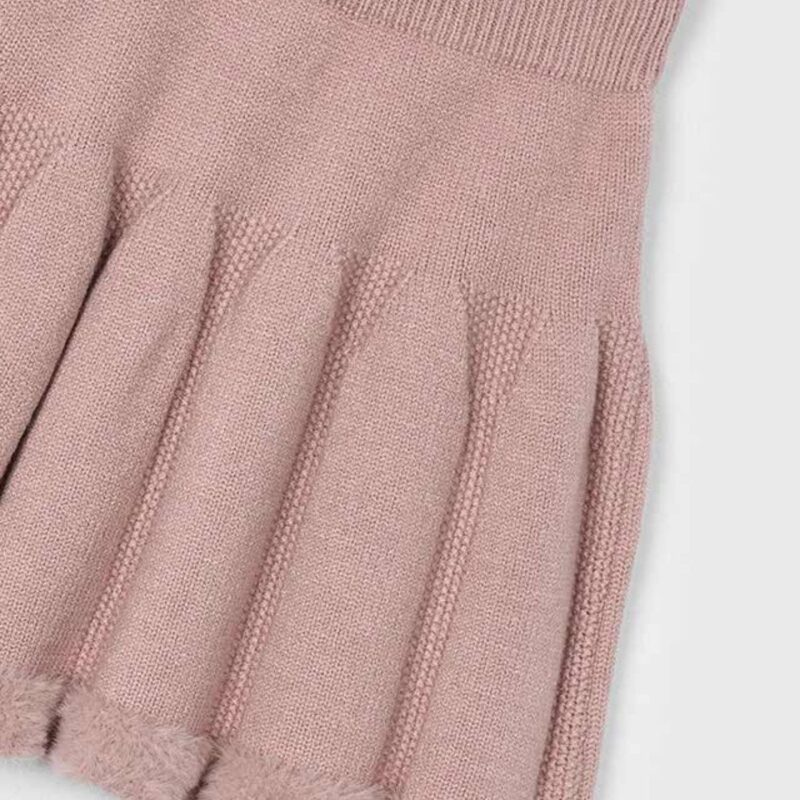 Girls Rose Knitted Skirt - Image 3