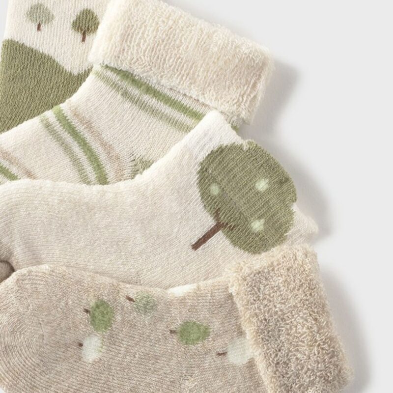 Pack of 4 Newborn Forest Socks - Image 2