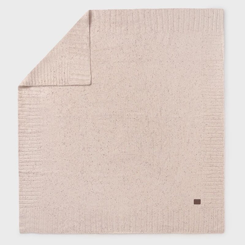Offwhite Blanket With a Soft Knitted Wrap-around - Image 2