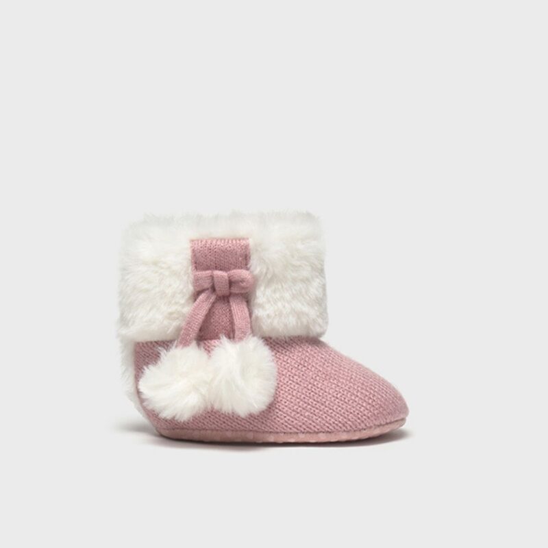 Newborn Girl Knitted Boots - Image 2