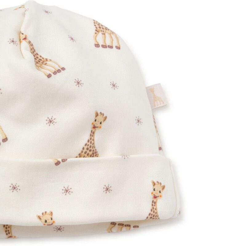 Baby Ecru Sophie La Giraffe Hat - Image 2