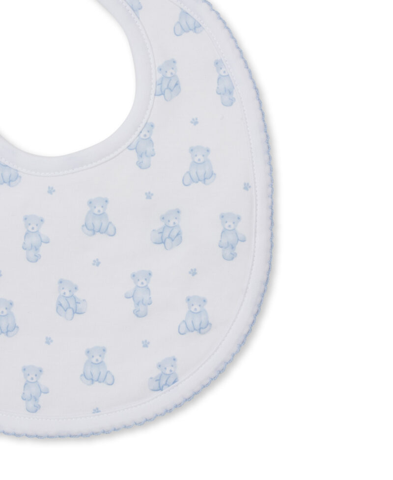 Teddy Bear Time Blue Bib - Image 2