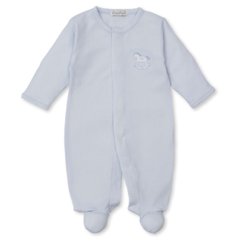 Riding Rockers Footie Light Blue