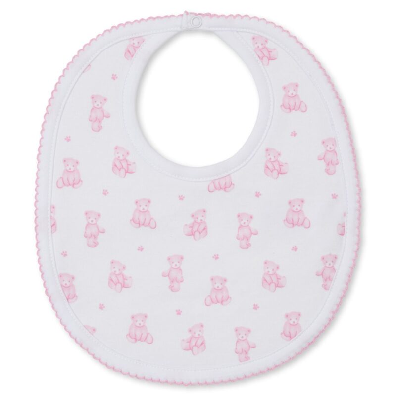 Teddy Bear Time Pink Bib